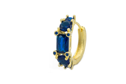 Orecchini cerchietti diamond colour