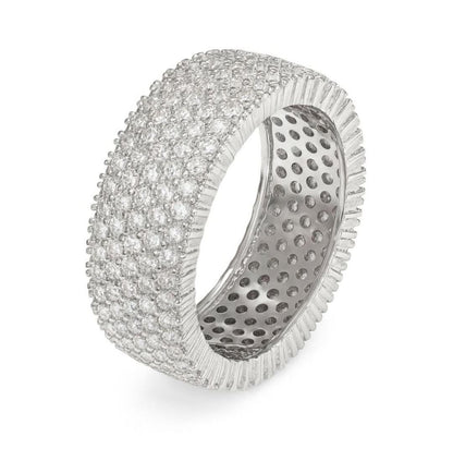 Anello pavé a fascia