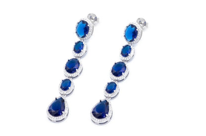 Orecchini goccia pendent diamond (OR013)