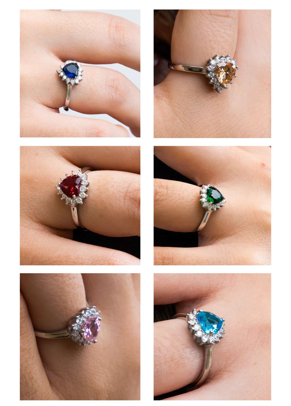 Anello cuore modello kate